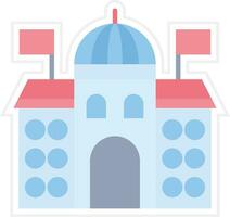 Government Building Vector Icon