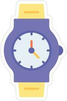 icono de vector de reloj de pulsera