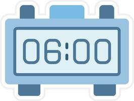 Digital Clock Vector Icon