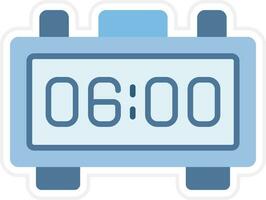 icono de vector de reloj digital