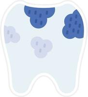 Tooth Decayed Vector Icon