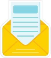 E Newsletter Vector Icon
