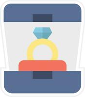 Wedding Ring Vector Icon