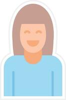 Smiling Women Vector Icon