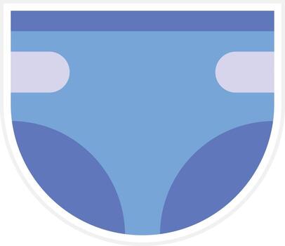 icono de vector de pañal