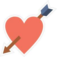 Heart Arrow Vector Icon