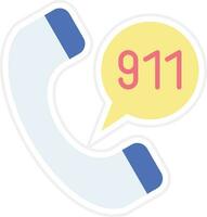 Call 911 Vector Icon