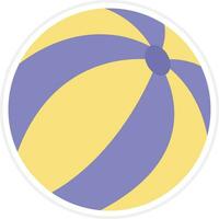 Beach Ball Vector Icon