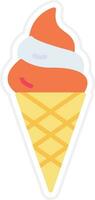 icono de vector de helado