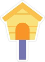 Bird House Vector Icon