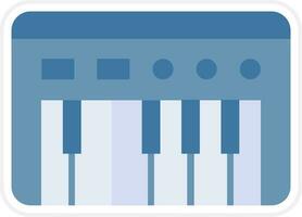 icono de vector de piano