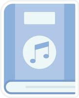 Music Book Vector Icon