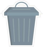 Garbage Cleaning Vector Icon