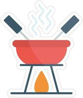 Fondue Vector Icon