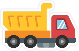 Dump Truck Vector Icon