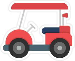 Golf Cart Vector Icon