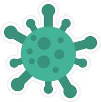 icono de vector de virus