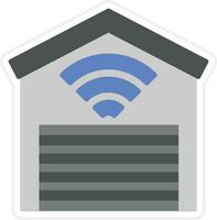 Smart Garage Vector Icon