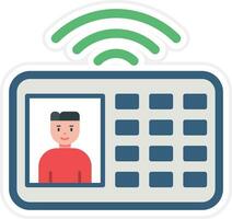 intercomunicador vector icono