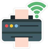 Smart Printer Vector Icon