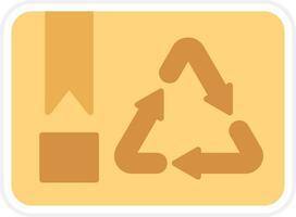 Package Recycle Vector Icon