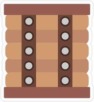 Wooden Box Vector Icon