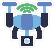 Smart Drone Vector Icon