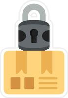 Locked Delivery Vector Icon