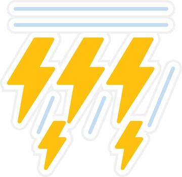 Lightning Vector Icon