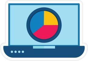 Pie Chart Pieces Vector Icon