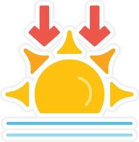 Sunset Vector Icon