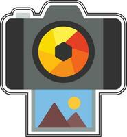 Instant Camera Vector Icon