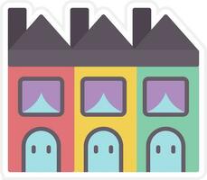 Townhouse Vector Icon