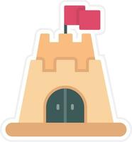 Castle Toy Vector Icon