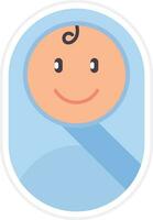 Newborn Baby Vector Icon