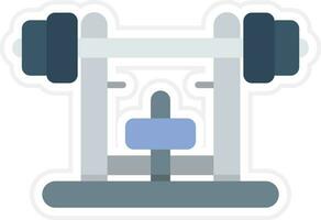 Bench Press Vector Icon