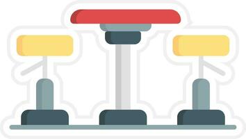 Bar Stool Vector Icon