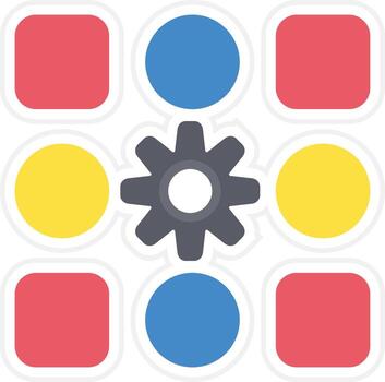 Pattern System Vector Icon