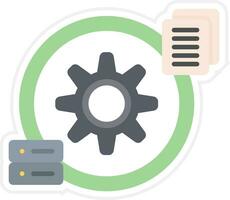 Data Transformation Vector Icon