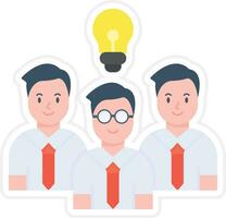 Management Learning Vector Icon