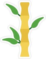 Sugar Cane Vector Icon