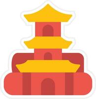 Stupa Vector Icon