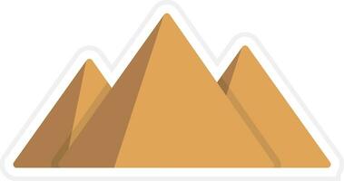 Egypt Pyramid Vector Icon