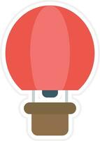 Hot Air Balloon Vector Icon