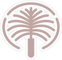 Palm Jumeirah Vector Icon