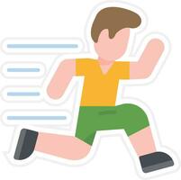 Running Person Vector Icon