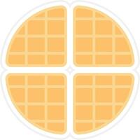 Waffle Vector Icon