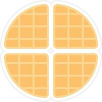 Waffle Vector Icon