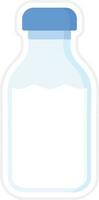 icono de vector de botella de leche