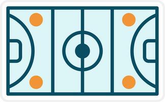 Hockey Field Vector Icon